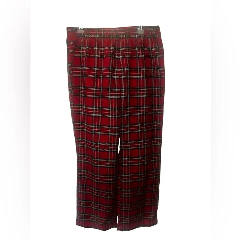 Lands End cozy red